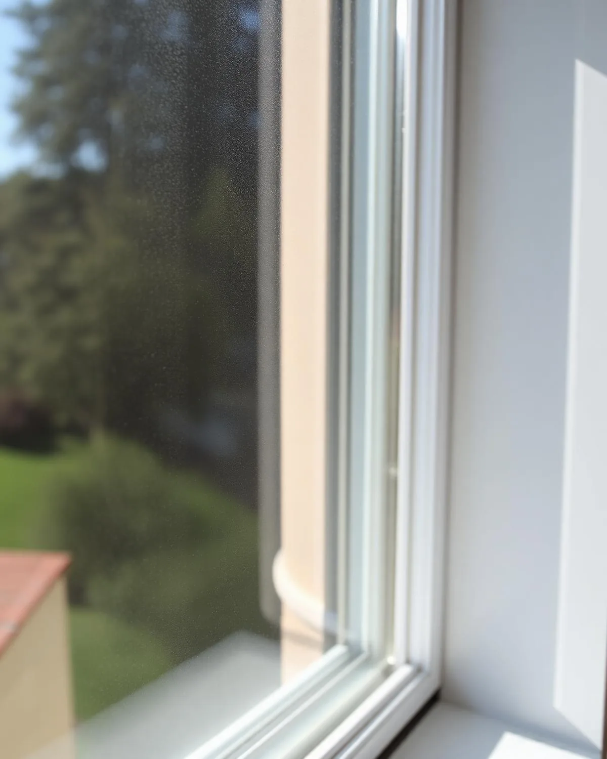 Streak-free clean window and sill in a Chennai home